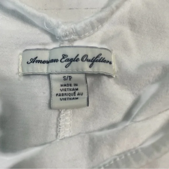 American Eagle Outfitters White Floral Tank Top - Picture 8 of 10